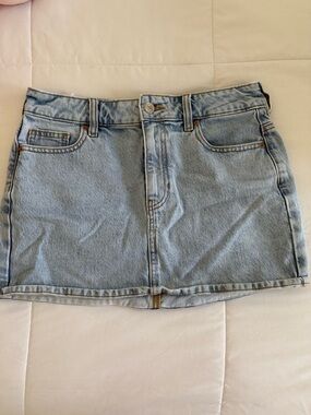 PacSun Light Blue Denim Mini Skirt